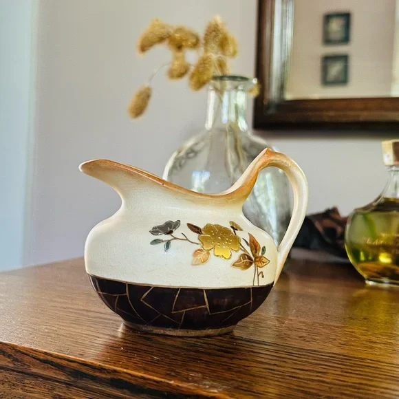 ***SOLD*** 1890’s Hampshire Pottery- Royal Worcester Style Pitcher - Picture 2 of 11